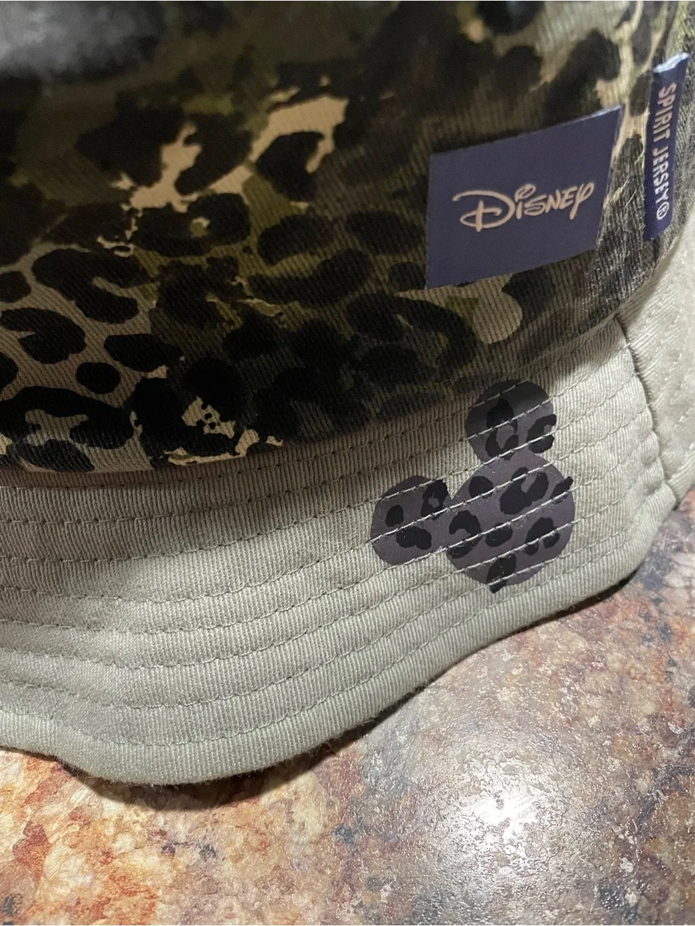 Disney bucket hat safari camouflage